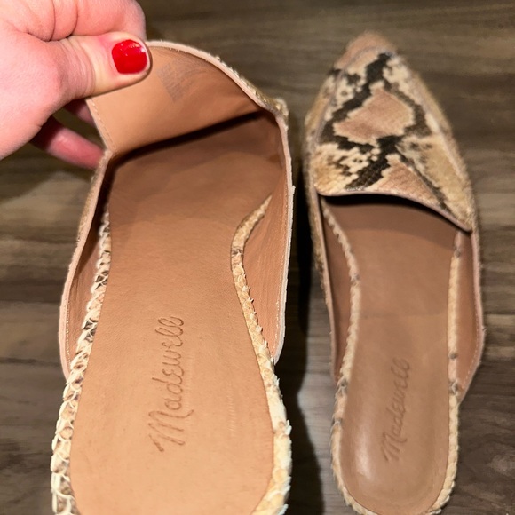 Madewell Snake Skin Mules - Picture 3 of 3